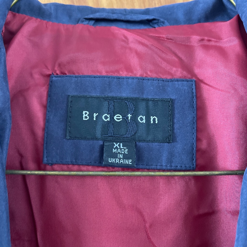 Braetan Vintage Red Lightweight Hooded Jacket - Picture 2 of 5